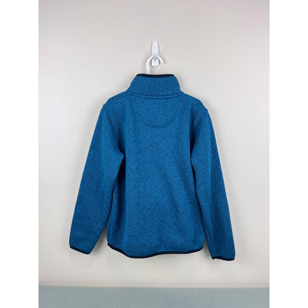 L.L. Bean Sweater Fleece Half Snap Pullover Blue Small 8 - Picture 8 of 8